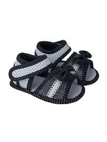 Baby Sandals - 黑與白 - 查看 3