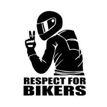 AD 1pc "Respect Cyclists" Removable 3D Reflective Car/Motorcycle Sticker - Multicolor - View 2