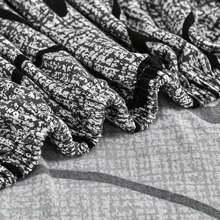 1pc Geometric Line Pattern Printed Four Seasons Universal Elastic Full Cover Sofa Slipcover And 1pc Pillowcase Without Filler - Multicolor - View 7