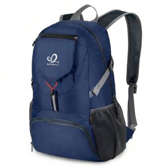 WATERFLY Lightweight Packable Backpack 20L Ultra Light Foldable Travel Hiking Camping Daypack For Man Woman