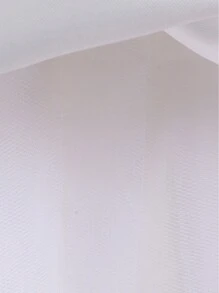 优雅花卉提花缎面舞会/派对连衣裙，适合年轻女孩，可用于生日派对、度假等场合，不含头饰 - 白色 - 查看 10