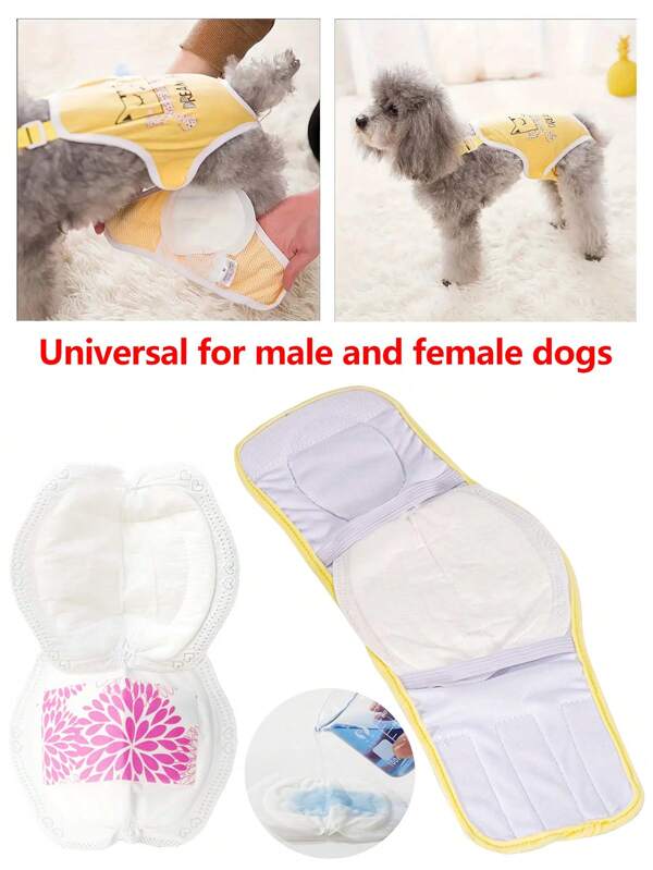 30pcs Disposable Puppy/Kitten Pee Pads, Universal For Male/Female Pets, Odor Control Liner, Companion For Menstrual Period Pants