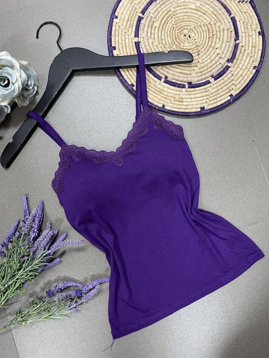 Women Tank Tops & Camis - Morado - Ver 1