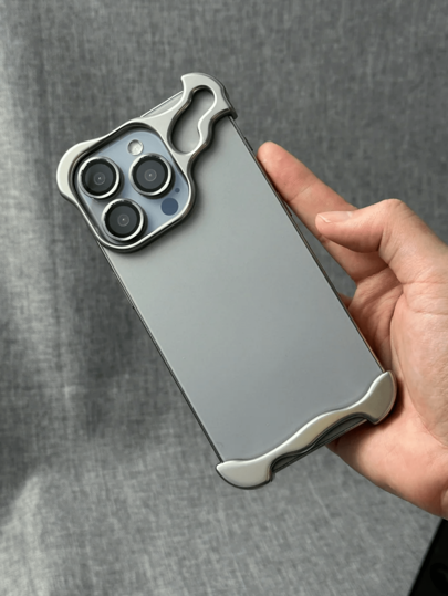 1pc Luxury Designer Alien Arc Phone Case + Glass Camera Film Compatible With Iphone 17 AIR 16 15 14 13 Pro Max Plus Cool Camera Protection Anti-Drop Soft Silicone Cover