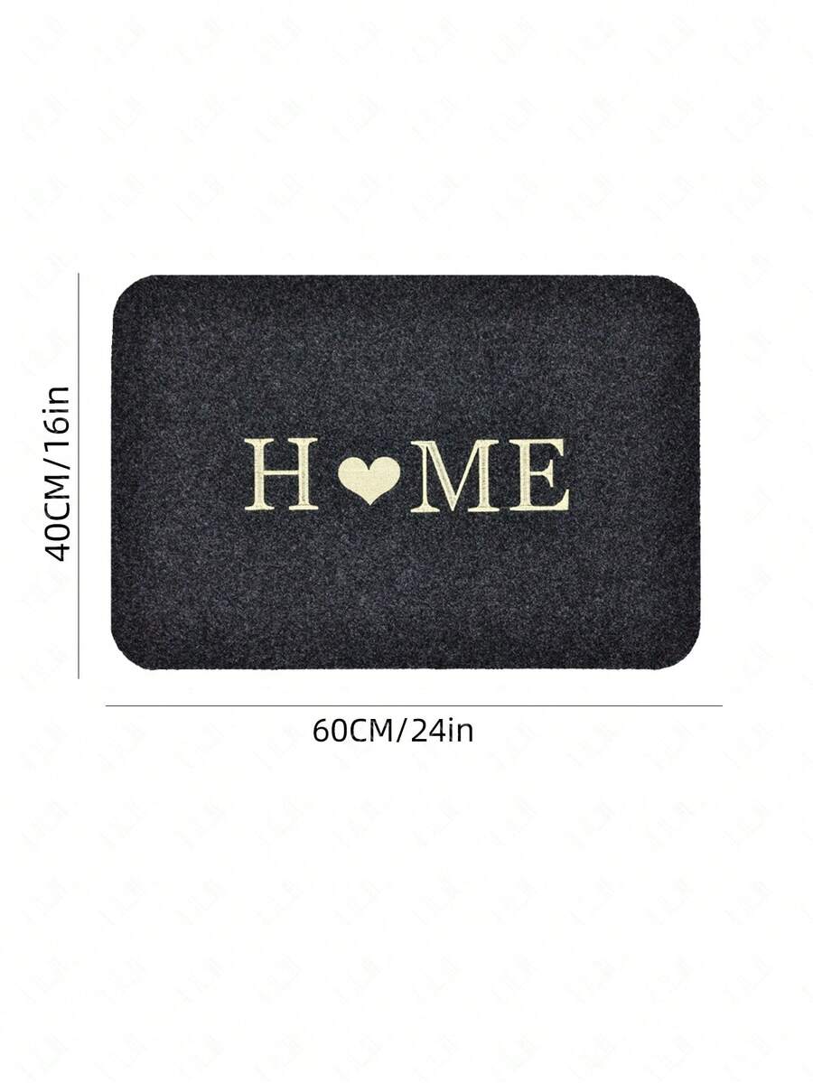 Home Phrase Embroidered Floor Mat ,Room Decor SHEIN USA