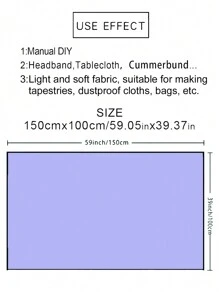 1pc Butterfly Series DIY Fabric, Lightweight & Soft Polyester Fabric, Suitable For Making Tablecloths, Wall Hangings, Clothes, Bags, Dust Covers - Multicolor - View 2