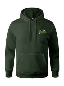 Men Hoodies - xanh quân đội - Xem 1