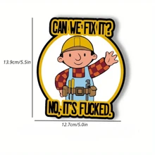 1pc Car/Skateboard Sticker, Multi-Scene Usage On Helmet, Car, Bicycle, Backpack, Waterproof And Sun-Proof Upgraded Funny Decals - Multicolor - View 2