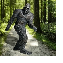 Gorilla Garden Decorations And Ornaments - Black - View 1