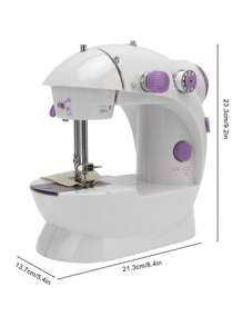 Mini Portable Sewing Machine - White - View 2