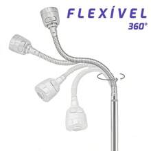 Torneira Com Filtro Gourmet de Parede aço Inox Metal - Prata - Visão 6