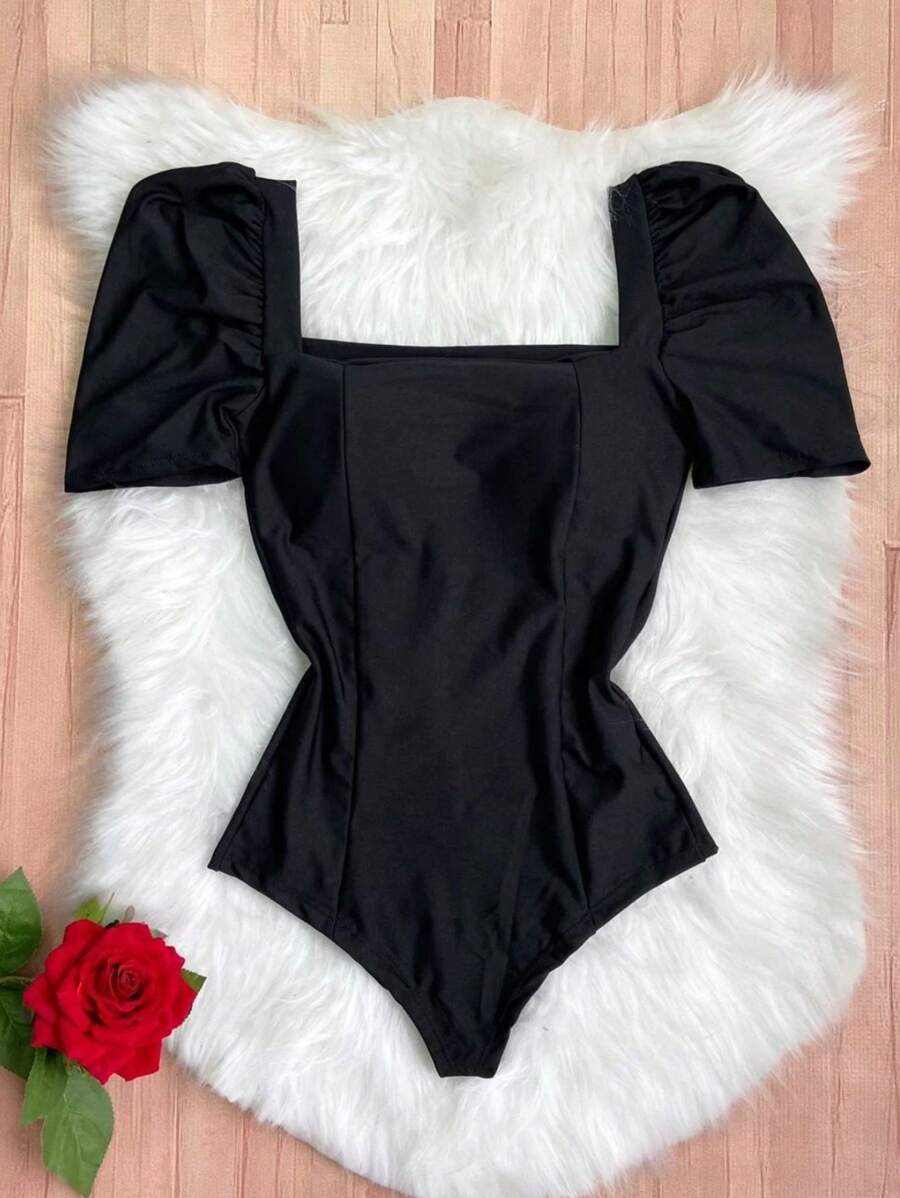 Women Bodysuits - Negro - Ver 1