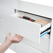 6 Drawer Chest Of Drawers High Gloss White Large Modern Design Bedroom Furniture - White - View 6