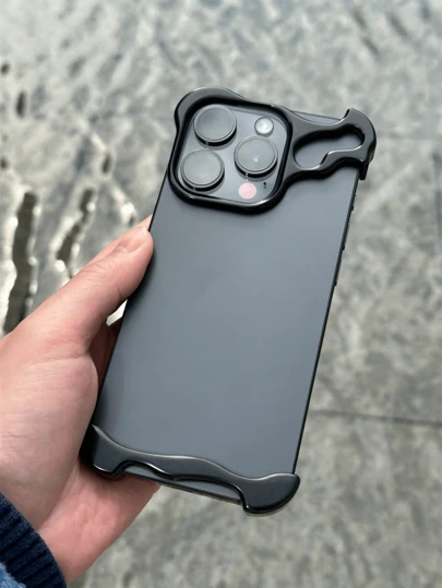 1 件奢华设计师外星人弧形手机壳 + 玻璃相机膜适用于 16 15 14 13 Pro Max Plus 酷炫相机保护防摔柔软硅胶套防水防震防刮