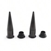 2 件装二合一扩耳器不锈钢耳塞锥度隧道量规套装耳朵拉伸螺丝套件穿刺身体首饰 2 毫米 - 20 毫米男女通用耳朵首饰 - 擴耳器 - 查看 13