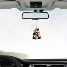 1 pièce Pendentif décoratif en acrylique 2D en forme de chat, décoration de voiture, accessoires de sac et porte-clés, cadeaux décoratifs à offrir à des proches, amis et famille, décoration de jardin