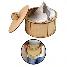 Tortilleros  Mdf 3mm 6 Pzas Armable - Beis - Ver 1