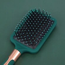 10pcs Shunfa Massage Bag Comb, Air Cushion Breathable And Smooth, No Harm To The Head Large Plate Brush - Dark Green - View 2