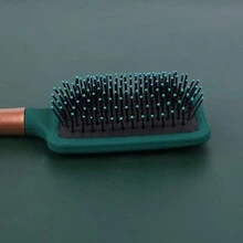 10pcs Shunfa Massage Bag Comb, Air Cushion Breathable And Smooth, No Harm To The Head Large Plate Brush - Dark Green - View 7