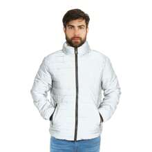 Chamarra Para Hombre Reflejante Para Motos - Gris - Ver 2