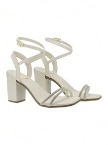 Women Heeled Sandals - 白色 - 查看 4