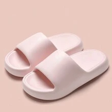 Women Summer Eva Anti-Slip Bathroom Slipper With Soft Soles, Comfortable To Wear At Home And Prevent Dirty - Pink - View 3