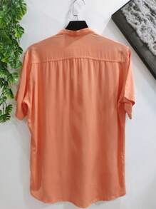 Men Shirts - Orange - View 2