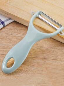 1 Pelador De Acero Inoxidable Para Verduras Y Frutas - Azul - Ver 8