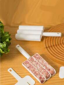 1pc/2pcs Plastic Meatball Maker Fish Balls Molds Shrimp Sliders Gadgets, An Utensil For Meat And Fish Balls And Rice Dumpling - White - View 4