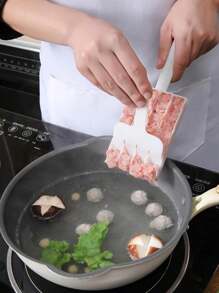 1pc/2pcs Plastic Meatball Maker Fish Balls Molds Shrimp Sliders Gadgets, An Utensil For Meat And Fish Balls And Rice Dumpling - White - View 5