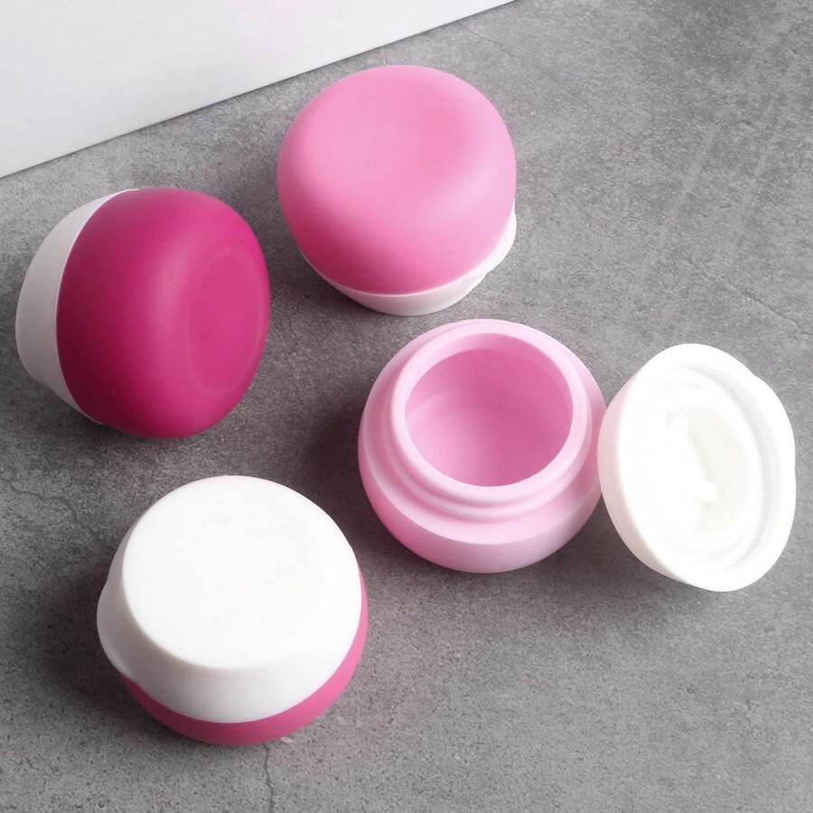 Reise-Cremetöpfe 40ml - 4 Stück Silikon Dosen Mit Spatel, TSA-zugelassen