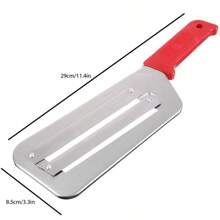 Vegetable Cutter Chopper Slicer Cabbage Shredder Stainless Steel Cutting Knife Fruit Dicer - Vegetable Slicer - Red Cabbage Chopper - Red - View 6