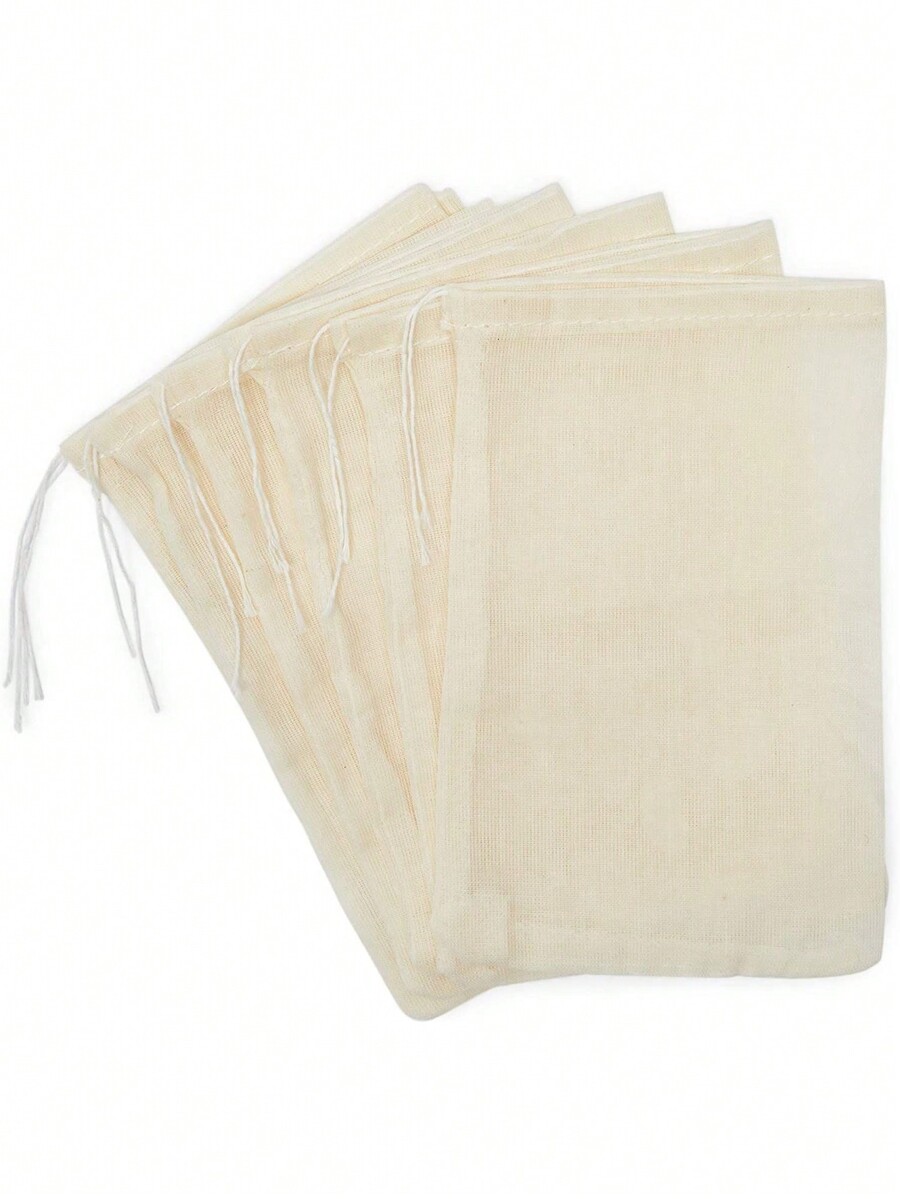 Cold Brew Filter Bags For Straining, Reusable Cheese Cloths (4x6 In, 8