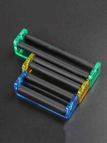 1 Peça, Máquina de Enrolar Cigarros, Enrolador de Cigarros para Papéis de Enrolar de 7 cm, 8 cm, 11 cm, Máquina de Enrolar Portátil de Plástico, Máquina de Enrolar, Acessórios para Fumar - Cor Aleatória, Material Escolar