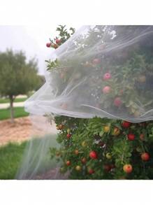 Garden Netting, Ultra Fine Mesh Crop Cover, Vegetable Row Cover, Blueberry Bush Fruit Tree Flower Garden Screen Barrier Net - White - View 6