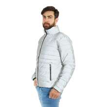 Chamarra Para Hombre Reflejante Para Motos - Gris - Ver 3