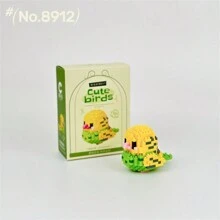 Juguete Creativo De Montaje De Bloques De Construcción Micro Pájaro Animal De Dibujos Animados Diy - Multicolor - Ver 7