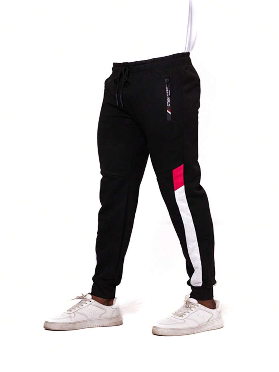 Men Pants - 黑色 - 查看 1