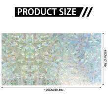 Privacy Frosted Window Film Glass Film Self Adhesive Glass Film Decorative Film  For Home Kitchen Bedroom And Bathroom - Colorful Crescent Moon - View 2