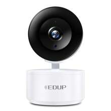 EDUP Camera 1080P HD 300W Pixel Two-Way Pan Camera, HD Wifi Home Wireless Security Camera Home, Two-Way Call, Smart Mobile Monitoring, Mobile Remote Monitoring - White - View 4