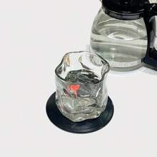 6入組杯墊,黑膠唱片杯墊,創意復古經典美國搖滾cd防滑隔熱墊,隔熱桌墊,新奇的復古風格家居裝飾 - 黑色 - 查看 4