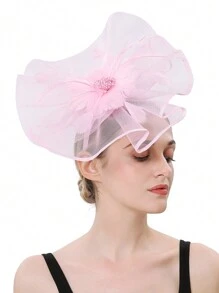 1pc Fascinators For Women  Derby Fascinator Hat For Cocktail Tea Party Wedding - Multicolor - View 9