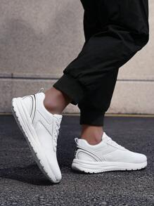 Unisex Wide Width Barefoot Shoes For Outdoor Running With Breathable & Non-Slip Design, Casual Sports Shoes For Wide Feet