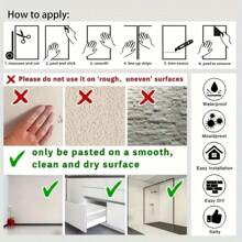 1 卷紫色自粘墙纸 DIY 防水、防潮、耐磨、可移除贴纸，非常适合家庭装饰、墙壁、家具等、翻新贴纸可剥离墙板、墙纸、壁纸、春季装饰品让您的家焕然一新、拉玛装饰贴纸 - 紫色 - 查看 11