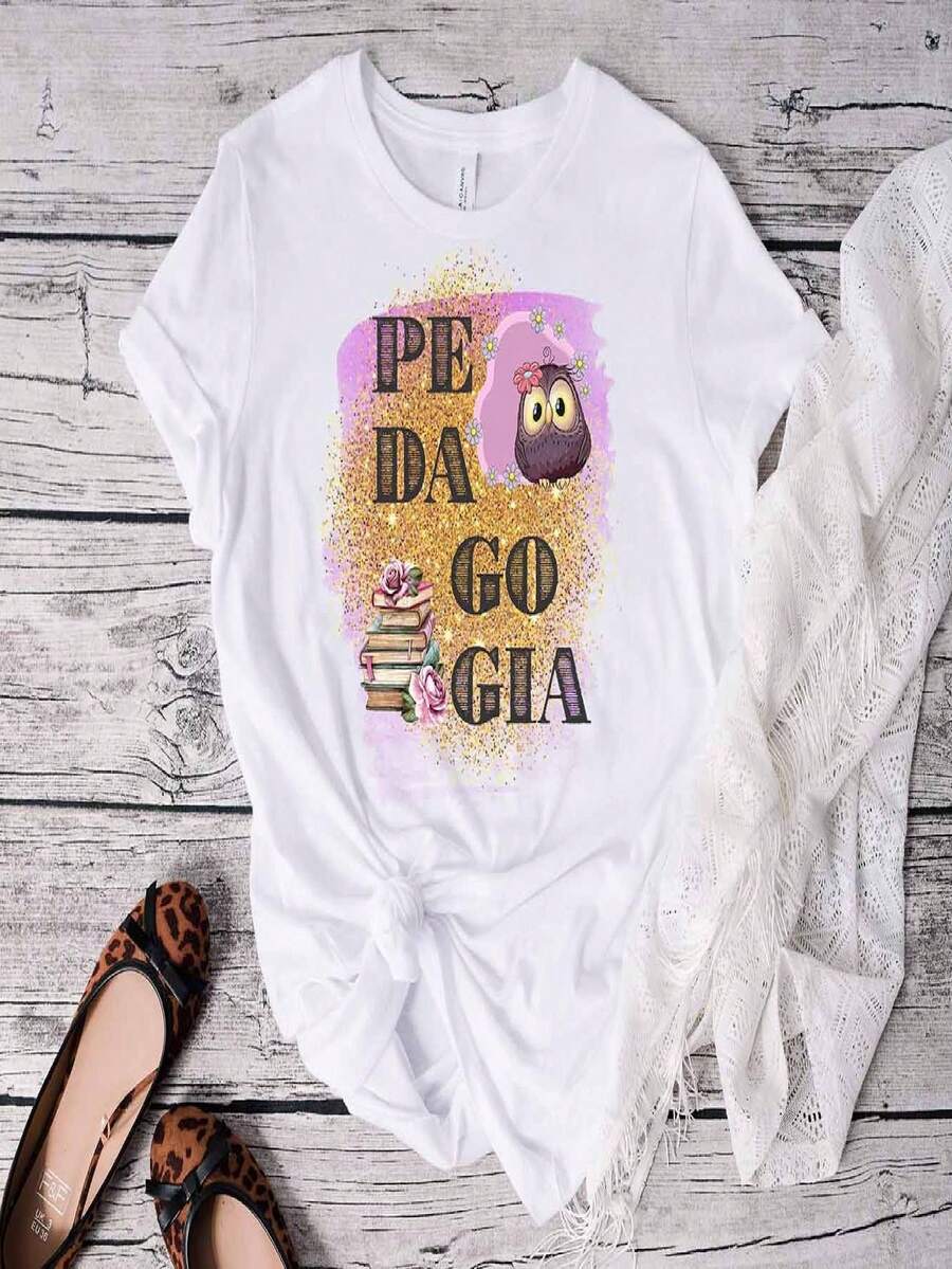 Women T-Shirts - 白色 - 查看 1