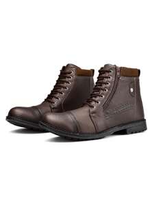 Men Boots - Màu xám đen - Xem 4