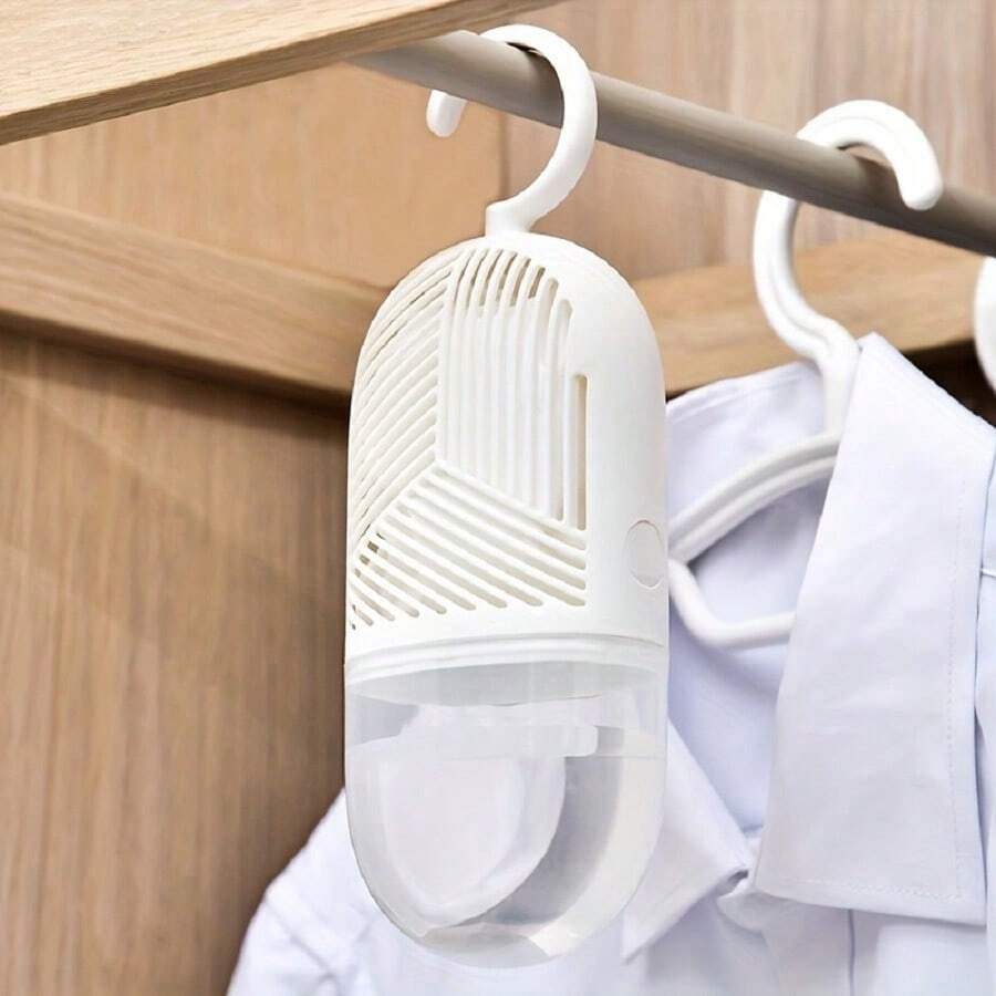 Hanging Moisture Absorber Dehumidifier Box Scented Interior Moisture Absorber Closet Dehumidifier Box - White - View 1