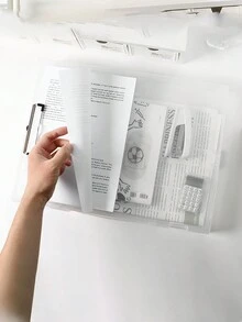 1個a3便攜式文件夾,繪圖檔案夾,工程圖紙存儲盒,試卷袋 - 白色 - 查看 8
