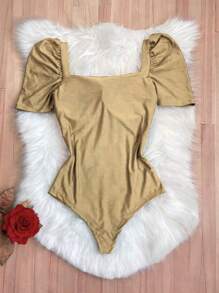 Women Bodysuits - Beige - View 2