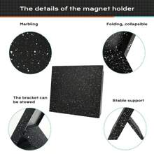 Magnetic Knife Holder Knife Block Rack Kitchen Organisation Cutlery Set Storage - Black - View 4